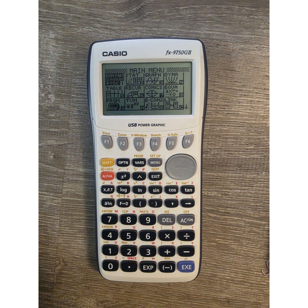 Casio FX-9750GII Graphing Calculator - White